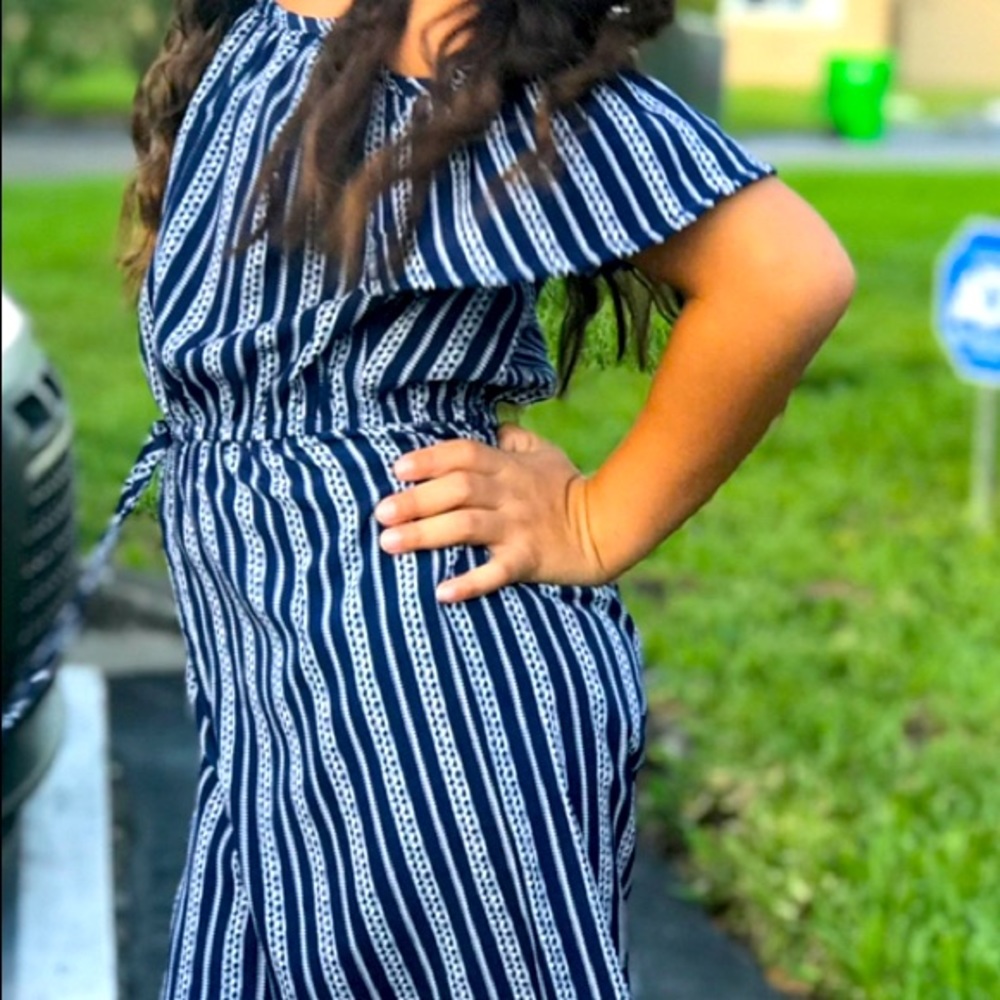 Girls Lily Bleu Romper